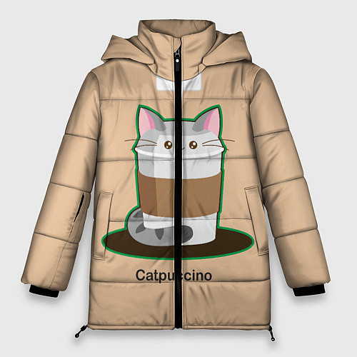 Женская зимняя куртка Catpuccino / 3D-Черный – фото 1