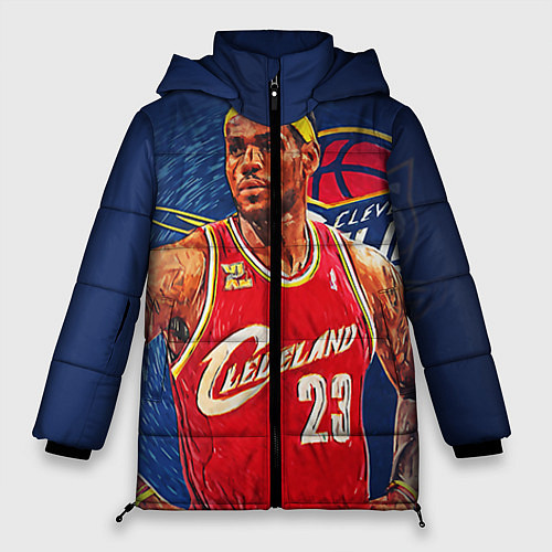 Женская зимняя куртка LeBron 23: Cleveland / 3D-Черный – фото 1