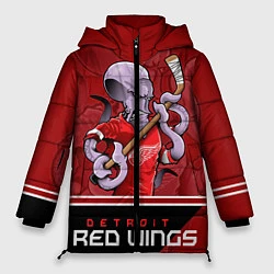 Куртка зимняя женская Detroit Red Wings, цвет: 3D-черный