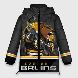 Куртка зимняя женская Boston Bruins, цвет: 3D-светло-серый