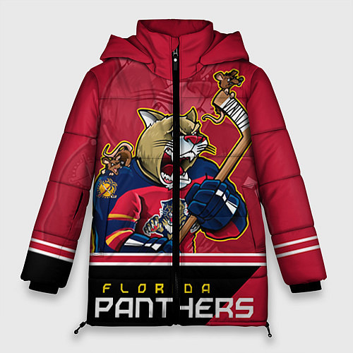 Женская зимняя куртка Florida Panthers / 3D-Красный – фото 1