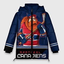 Куртка зимняя женская Montreal Canadiens, цвет: 3D-светло-серый