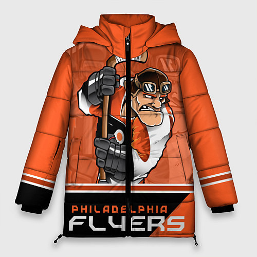 Женская зимняя куртка Philadelphia Flyers / 3D-Красный – фото 1