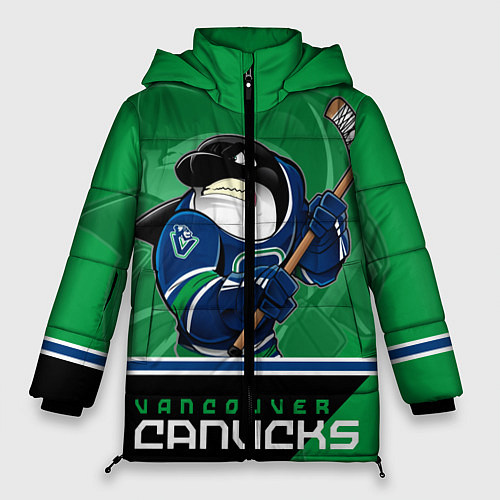 Женская зимняя куртка Vancouver Canucks / 3D-Красный – фото 1