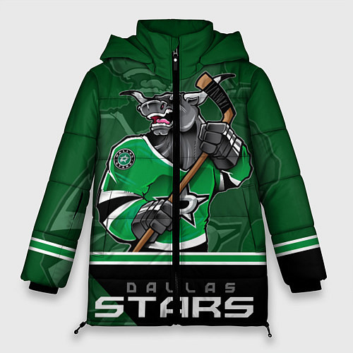 Женская зимняя куртка Dallas Stars / 3D-Черный – фото 1