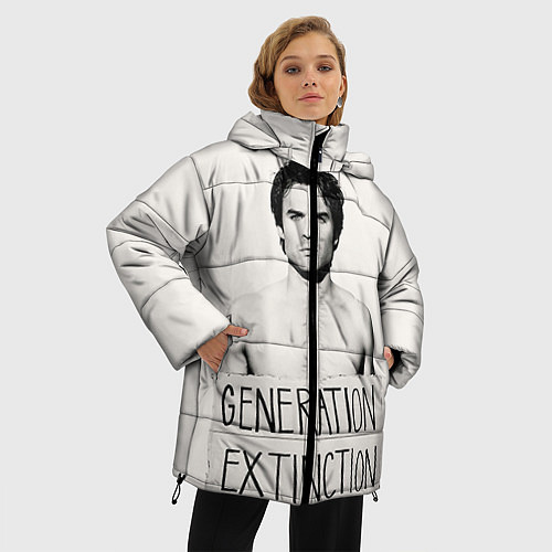 Женская зимняя куртка Generation Extinction / 3D-Светло-серый – фото 3