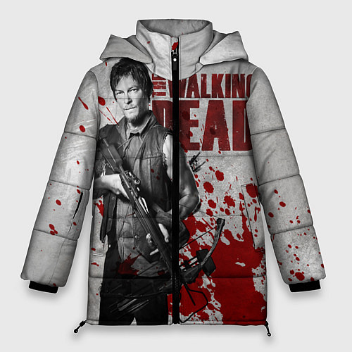 Женская зимняя куртка Walking Dead: Deryl Dixon / 3D-Черный – фото 1