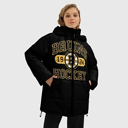 Куртка зимняя женская Boston Bruins: Est.1924, цвет: 3D-черный — фото 2