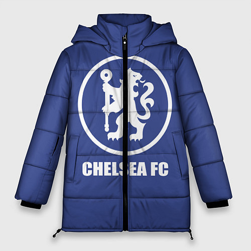 Женская зимняя куртка Chelsea FC / 3D-Черный – фото 1