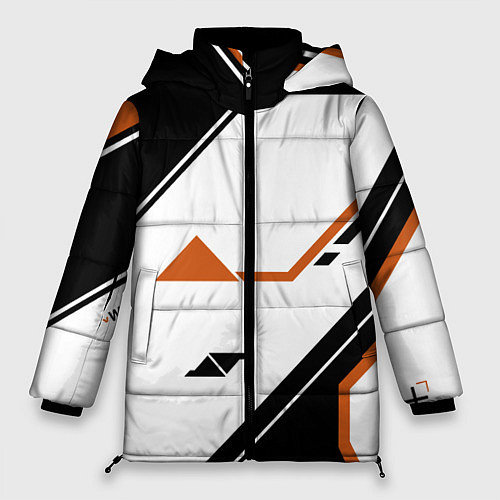 Женская зимняя куртка CS:GO Asiimov P250 Style / 3D-Черный – фото 1