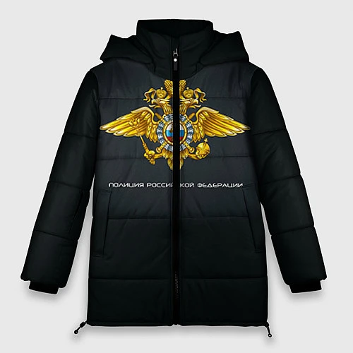 Женская зимняя куртка Полиция Российской Федерации / 3D-Светло-серый – фото 1
