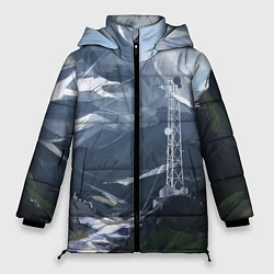 Куртка зимняя женская Горы Алтая, цвет: 3D-черный