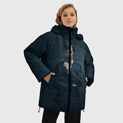 Куртка зимняя женская Шерлок в костюме, цвет: 3D-черный — фото 2