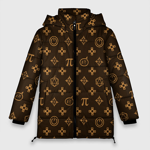 Женская зимняя куртка Geek / 3D-Черный – фото 1