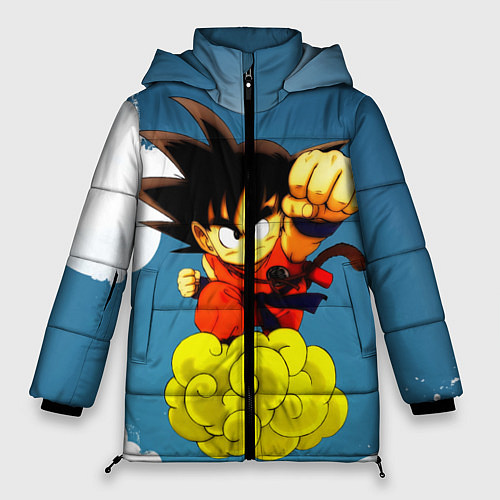 Женская зимняя куртка Small Goku / 3D-Черный – фото 1