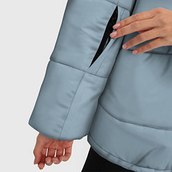 Куртка зимняя женская Лицо Бендера, цвет: 3D-черный — фото 2