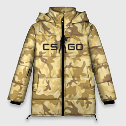 Куртка зимняя женская CS GO: Dust, цвет: 3D-черный