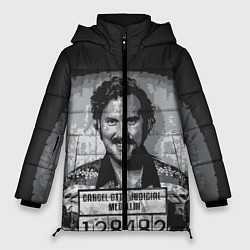 Куртка зимняя женская Pablo Escobar: Smile, цвет: 3D-красный