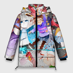 Куртка зимняя женская Герои подземелья, цвет: 3D-светло-серый