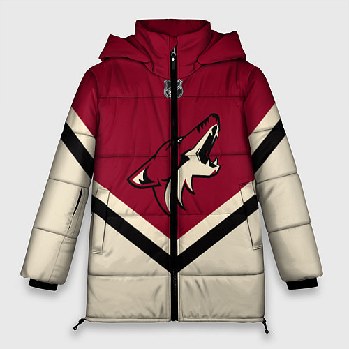 Женская зимняя куртка NHL: Arizona Coyotes / 3D-Черный – фото 1