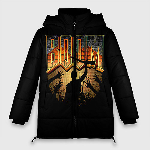 Женская зимняя куртка Zombie Boom / 3D-Черный – фото 1