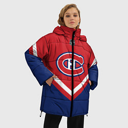 Куртка зимняя женская NHL: Montreal Canadiens, цвет: 3D-черный — фото 2