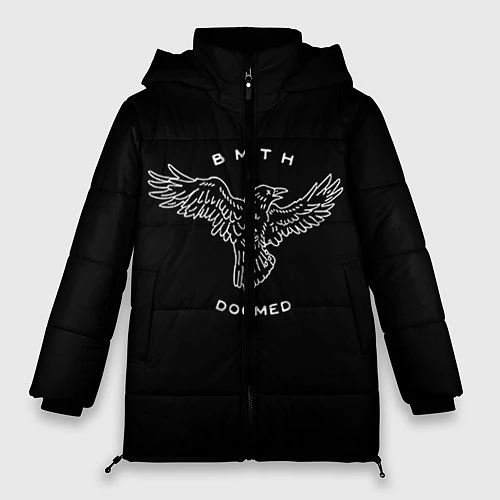 Женская зимняя куртка BMTH: Doomed / 3D-Черный – фото 1