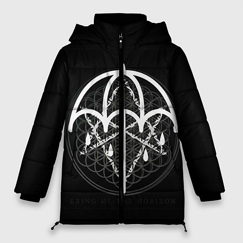 Женская зимняя куртка BMTH: Rain Symbol / 3D-Черный – фото 1