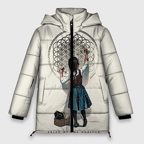 Женская зимняя куртка Bring Me The Horizon / 3D-Черный – фото 1