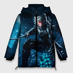Куртка зимняя женская Metal gear solid 4, цвет: 3D-черный