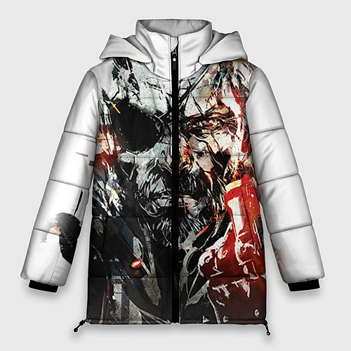 Женская зимняя куртка Metal gear solid 5 / 3D-Черный – фото 1