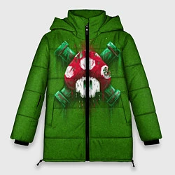 Куртка зимняя женская Mushroom is Dead, цвет: 3D-черный