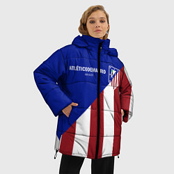 Куртка зимняя женская FC Atletico Madrid, цвет: 3D-красный — фото 2