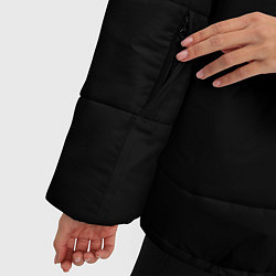 Куртка зимняя женская Медведь бизнесмен, цвет: 3D-черный — фото 2