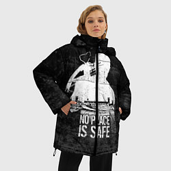 Куртка зимняя женская No Place is Safe, цвет: 3D-светло-серый — фото 2