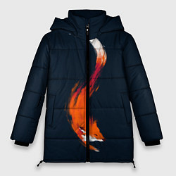 Куртка зимняя женская Хитрая лисичка, цвет: 3D-черный