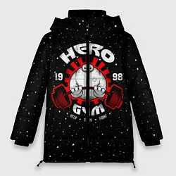 Куртка зимняя женская Hero Gym, цвет: 3D-красный