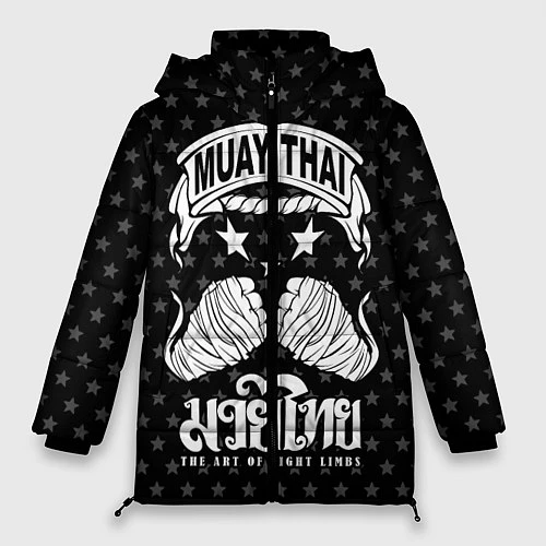 Женская зимняя куртка Muay Thai Killer / 3D-Черный – фото 1