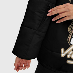 Куртка зимняя женская GTA Vice City, цвет: 3D-черный — фото 2
