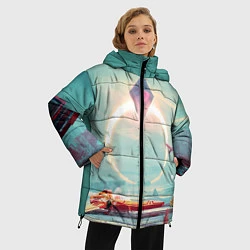 Куртка зимняя женская No Mans Sky, цвет: 3D-черный — фото 2