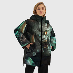 Куртка зимняя женская Ренгар, цвет: 3D-черный — фото 2