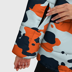 Куртка зимняя женская CS:GO Asiimov Camouflage, цвет: 3D-черный — фото 2