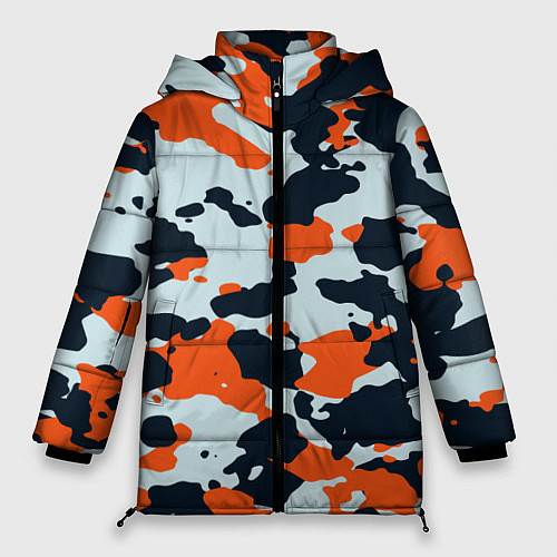 Женская зимняя куртка CS:GO Asiimov Camouflage / 3D-Черный – фото 1