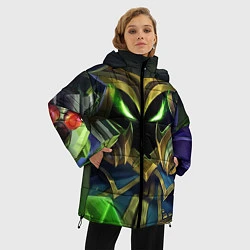Куртка зимняя женская Вейгар, цвет: 3D-черный — фото 2