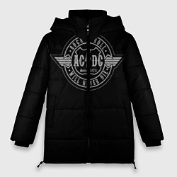 Куртка зимняя женская AC/DC: Will never die, цвет: 3D-черный
