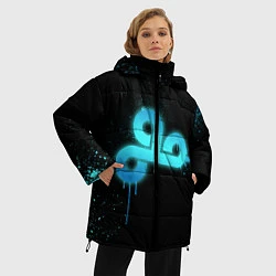 Куртка зимняя женская Cloud 9: Black collection, цвет: 3D-черный — фото 2