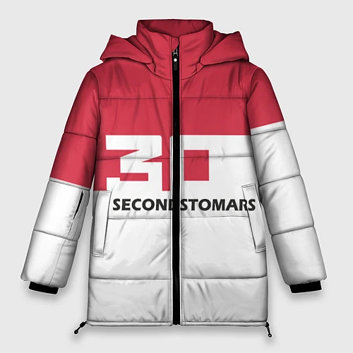 Женская зимняя куртка 30 Second To Mars / 3D-Черный – фото 1