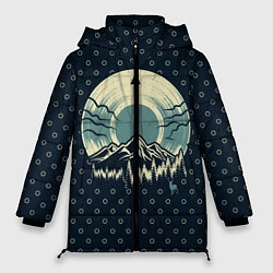 Женская зимняя куртка Музыка гор