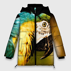 Куртка зимняя женская Улыбка попугая, цвет: 3D-светло-серый