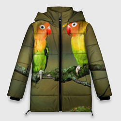 Куртка зимняя женская Два попугая, цвет: 3D-светло-серый